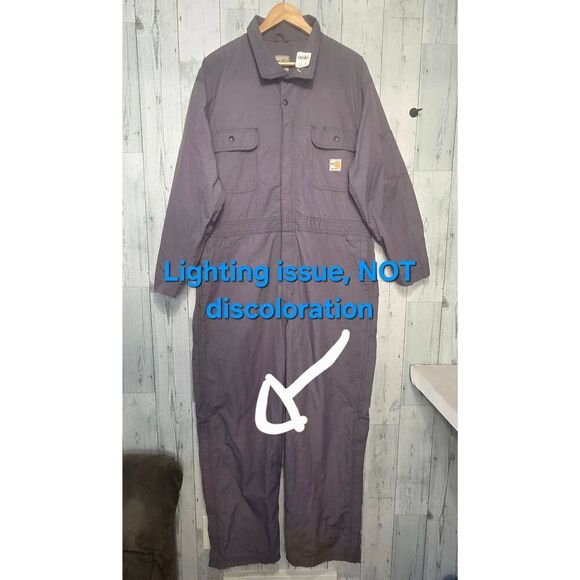 Carhartt FR Featherlight Coveralls Cat 2 NFPA 2112 Sz. L New w Defects - Picture 5 of 10